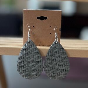 Handmade Faux Leather Earrings
